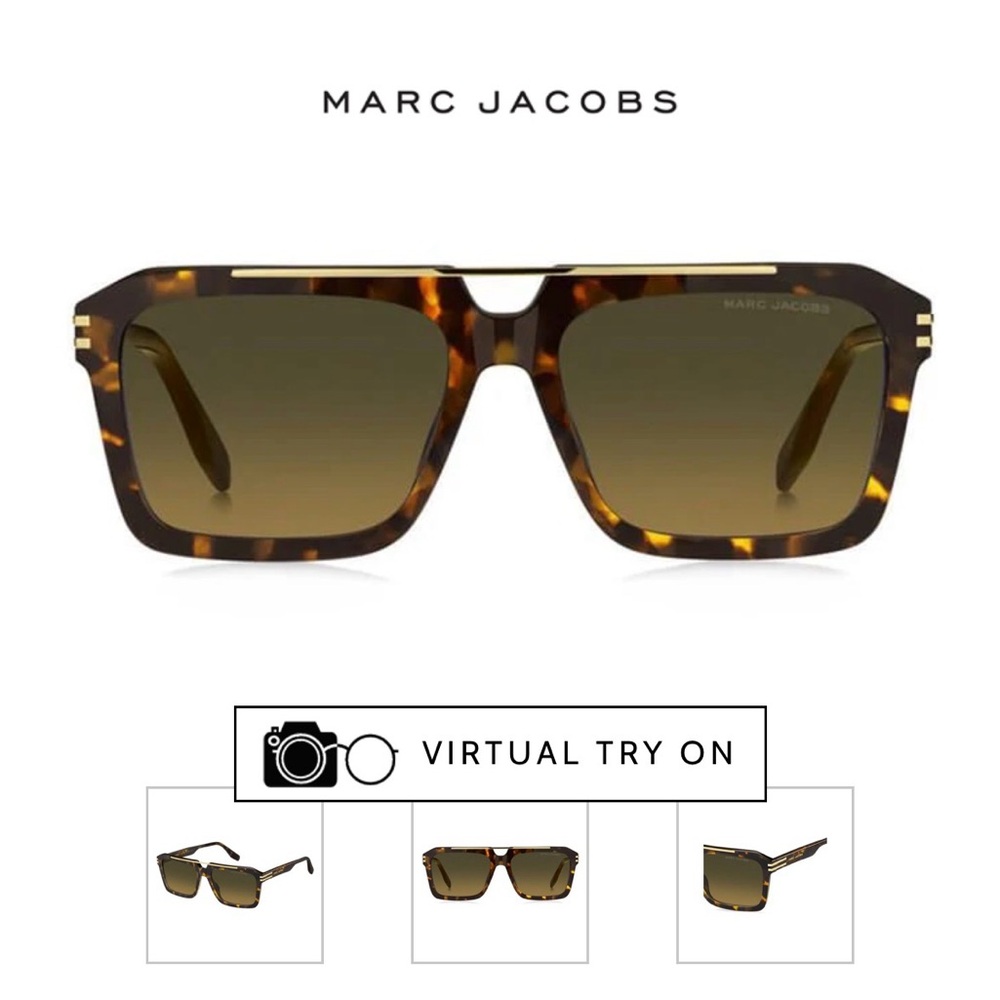 Marc Jacobs Brown Tortoise Sunglasses